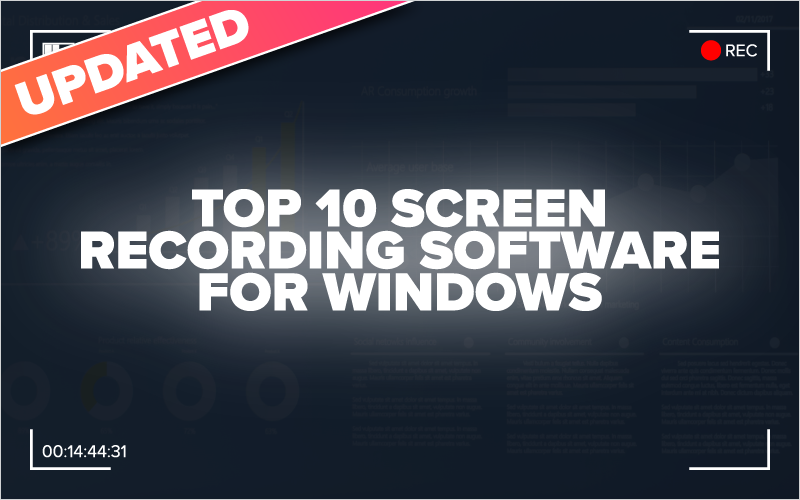 Top 10 Screen Recording Software For Windows | ELearning